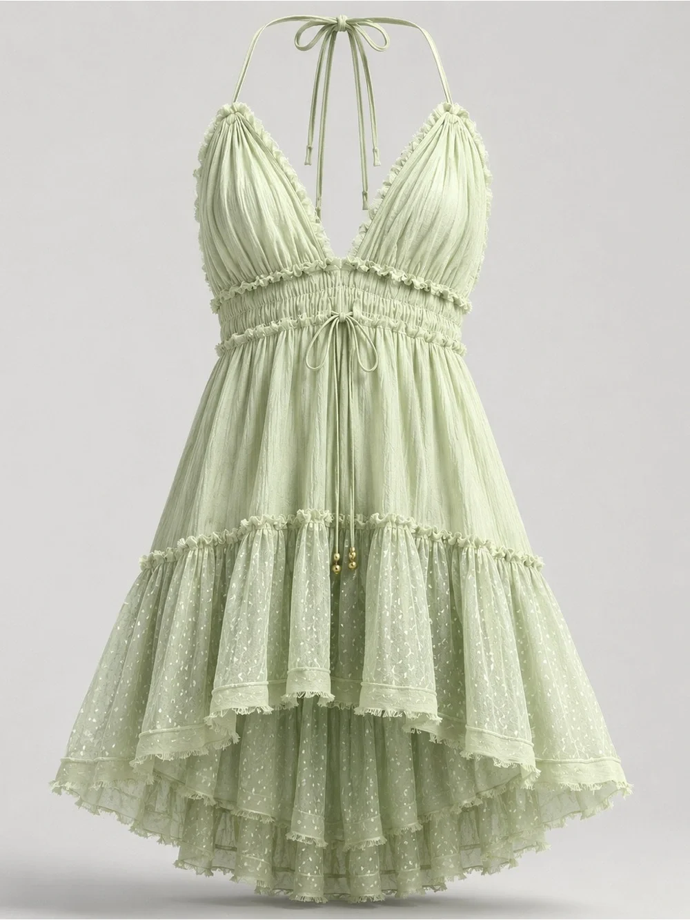 Free People Sage 100 degree mini dress, L, sku 72 - Picture 4 of 7